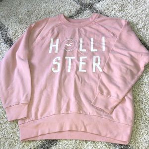 Hollister Pink Crewneck Sweatshirt